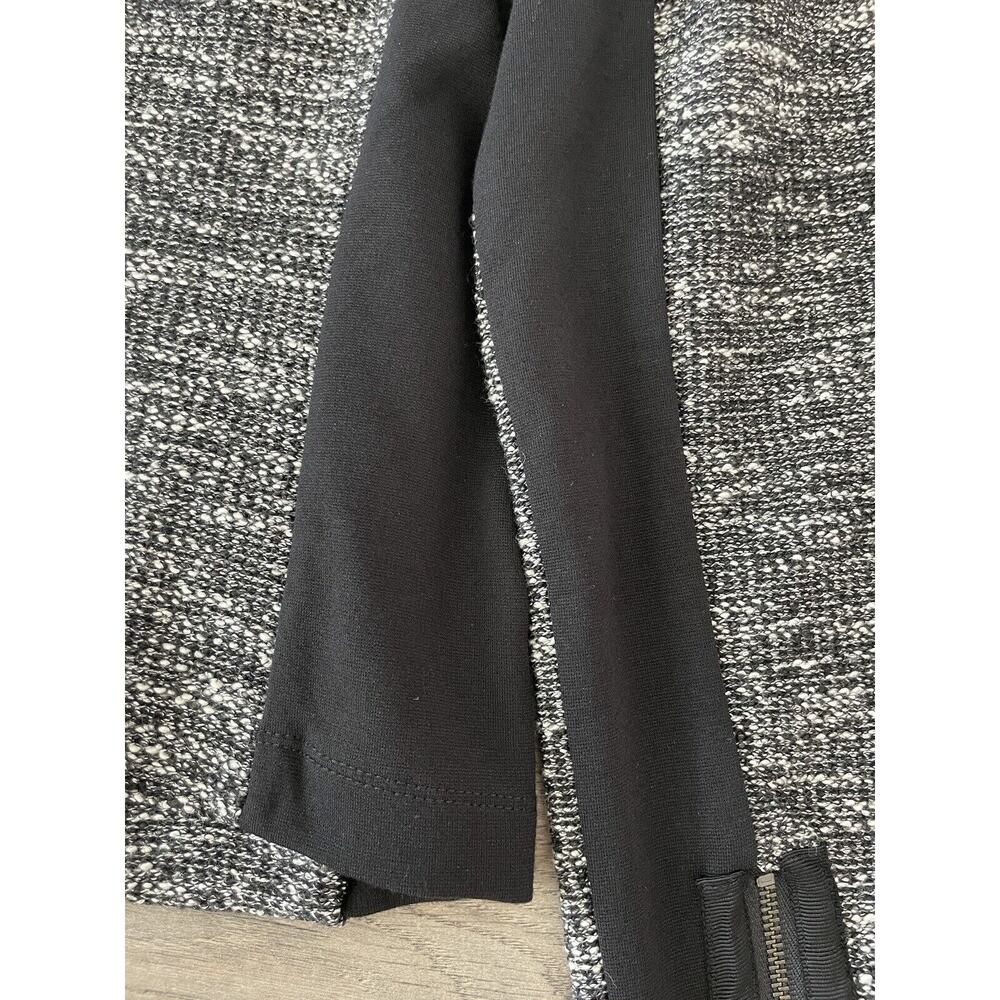 Eileen Fisher Jacket Womens 2P 4P Tweed Blazer PP Gray Black Minimalist - Picture 12 of 16